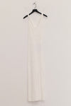 SWAYING 25 Spring/Summer Silk Wool Backless Dress SW-SW25SS2L04C1-BAI White